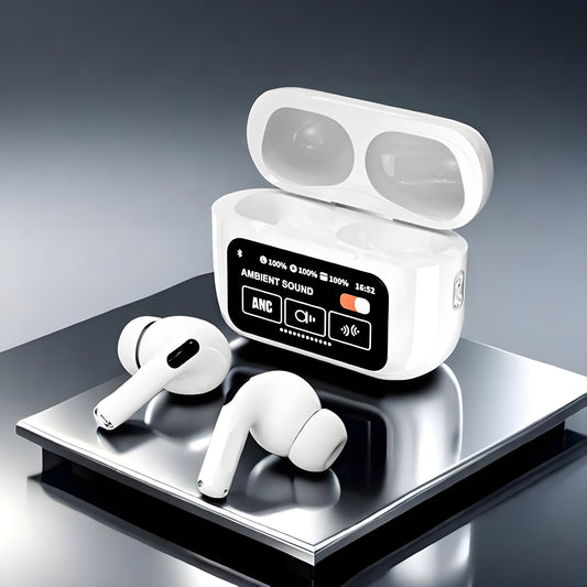 A9 Pro Earpods  Smart Touch Wireless Earbuds with LED Display