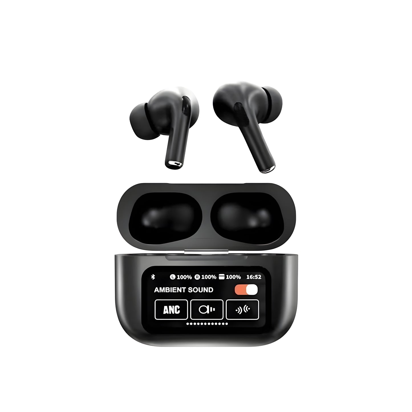 A9 Pro Earpods  Smart Touch Wireless Earbuds with LED Display