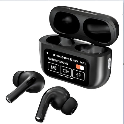 A9 Pro Earpods  Smart Touch Wireless Earbuds with LED Display