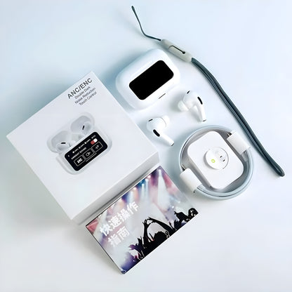 A9 Pro Earpods  Smart Touch Wireless Earbuds with LED Display